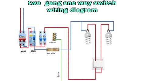 Gang Switch Wiring Diagram For Two