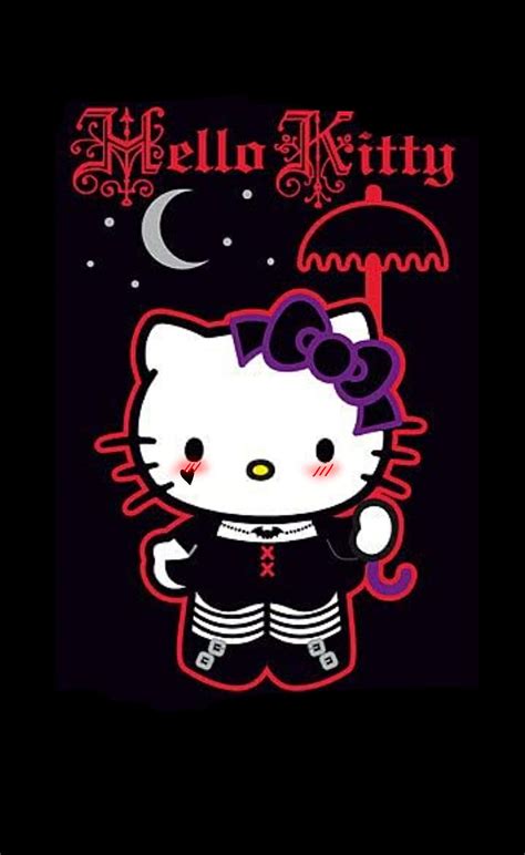 Goth Hello Kitty Aesthetic Wallpaper - drarchanarathi WALLPAPER