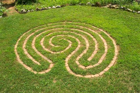 i would love to build a labyrinth in my backyard. a great place to ...