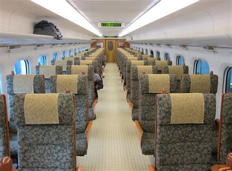 Shinkansen interior photos