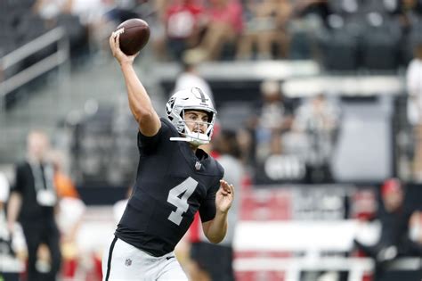 Raiders-49ers preseason: Rookie quarterback Aidan O’Connell looks good ...