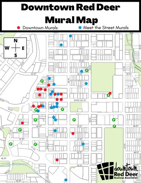 Mural Maps - Downtown Red Deer Business Association