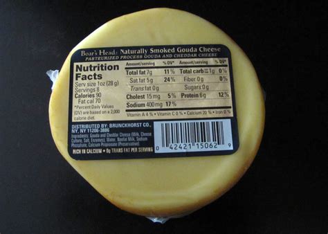 Smells Like Food in Here: Boar's Head Naturally Smoked Gouda Cheese