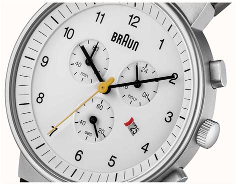 Braun Unisex Classic Chronograph Watch BN0035WHBKG - First Class Watches™