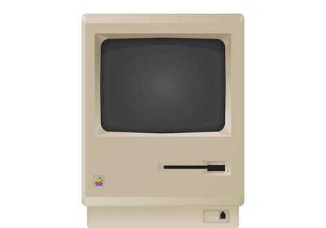 Apple Macintosh 128k - Download Free Vector Art, Stock Graphics & Images