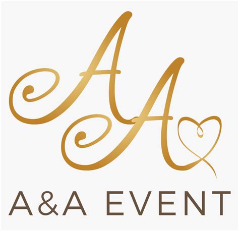 A&a Event - Aa Wedding Logo Design, HD Png Download - kindpng