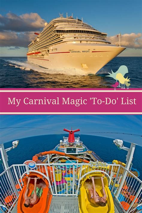 My Carnival Magic ‘To-Do’ List - Carrie on Travel