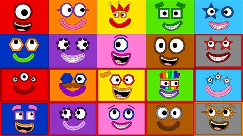 Numberblocks characters 1 7 – Artofit