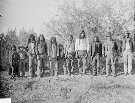 Cocopah group with William McGee (second from right) - 1900 | Native ...