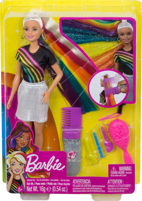 Barbie Rainbow Sparkle Hair Doll - Lucky Duck Toys