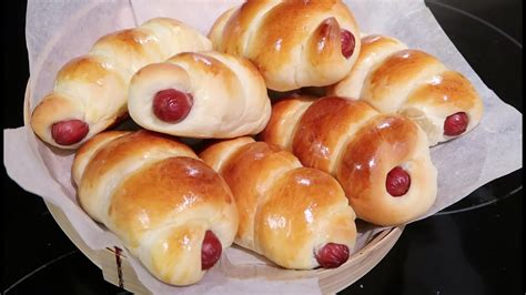 Chinese Bakery Style Hot Dog Bun Recipe - YouTube