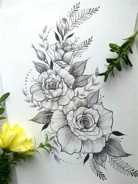 pinterest: nyaccc | Beautiful flower drawings, Pencil drawings of ...