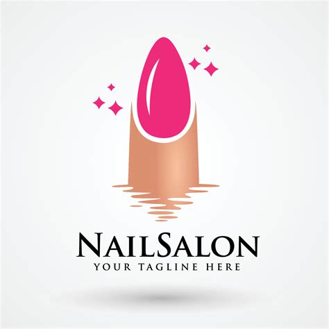 Nail Salon Logo Design 23605947 Vector Art at Vecteezy