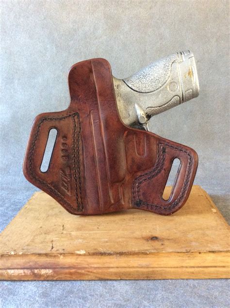 Smith & Wesson M&P Shield Leather Pancake Holster – ETW Holsters