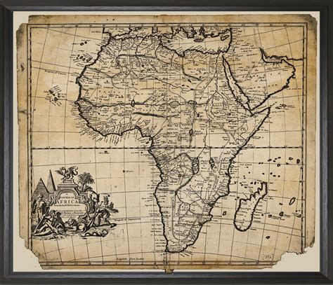 Old World Map Africa