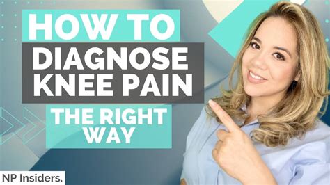 How to Diagnose Knee Pain – The Right Way