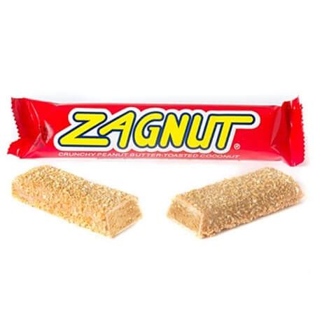 Zagnut Bars | Wholesale Candy Bars | Wrapped Impulse Candy