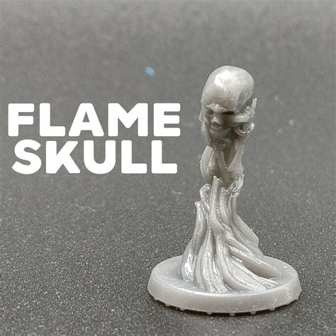 Flameskull Flying Flaming Skull Castnplay D&D Dungeons and Dragons ...