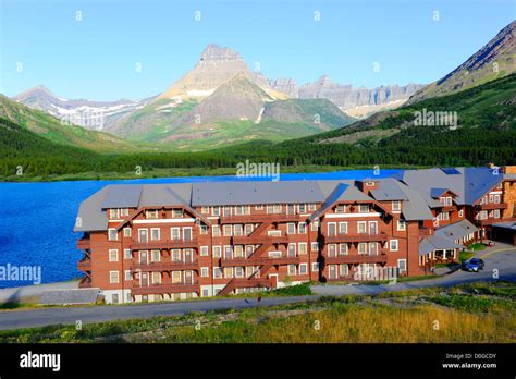 Many Glacier Hotel Glacier National Park Montana MT US Stock Photo - Alamy