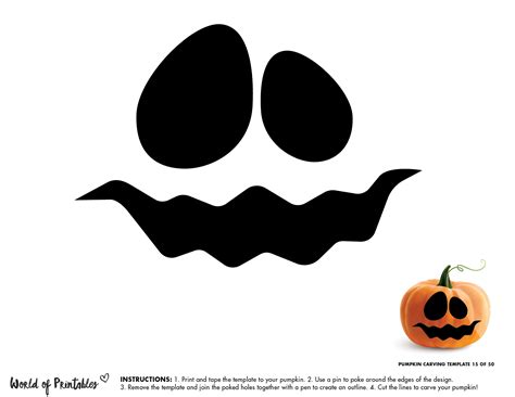 Printable Free Pumpkin Carving Stencils - Printable Form, Templates and ...