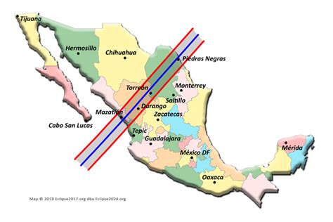 The path of totality through North America - the Great North American ...