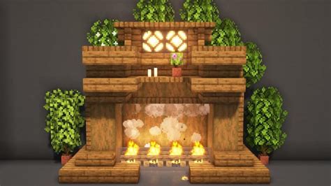 8 Cozy Minecraft Fireplace Design Ideas - Gamer Empire in 2024 ...