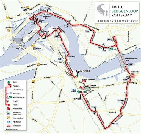 Rotterdam Marathon Route Map