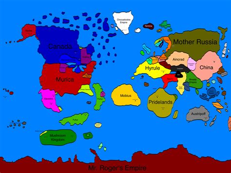 The YouTube Poop world according to YTP Wikia. : imaginarymaps