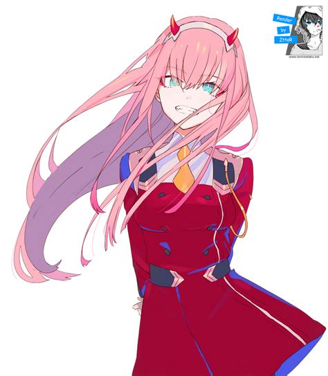 Render Zero Two - Darling in the FranXX #5 by ZttaR on DeviantArt