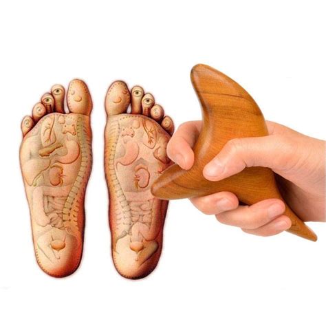 Wooden Massage Stick Acupuncture Massage Rod Acupuncture Point Rod Foot ...