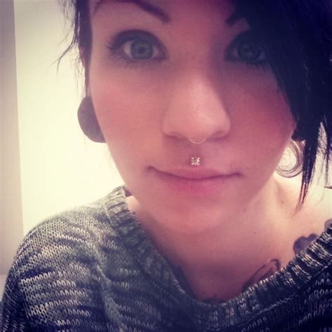 philtrum piercing on Tumblr