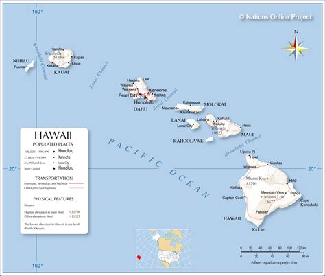 Map Hawaii Islands Map - Best Map of Middle Earth