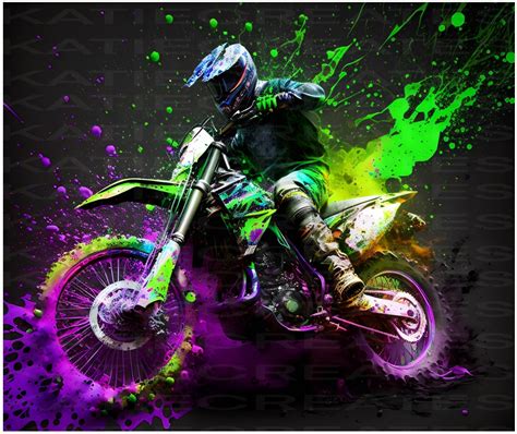 Kawasaki Dirt Bike Monster Energy Wallpaper