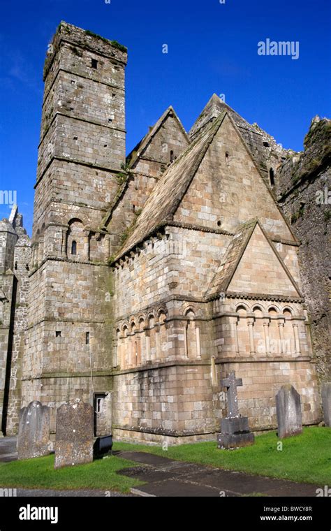 Cormac's Chapel (1127-1134), Tipperary, Rock of Cashel, Ireland Stock ...