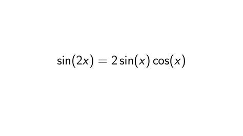 Prove that sin(2x) = 2sin(x)cos(x) - Epsilonify