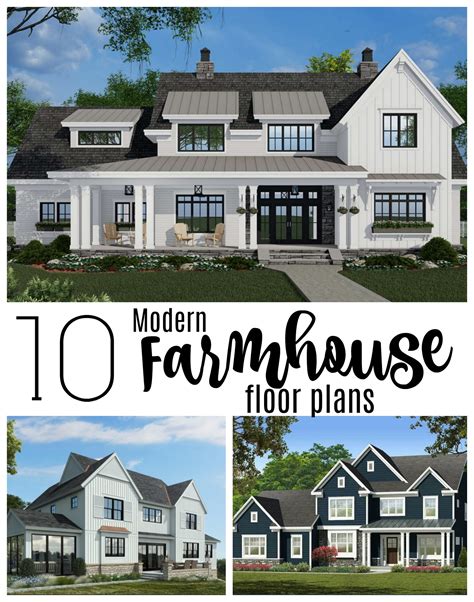 10 NEW Modern Farmhouse Floor Plans - Rooms For Rent blog