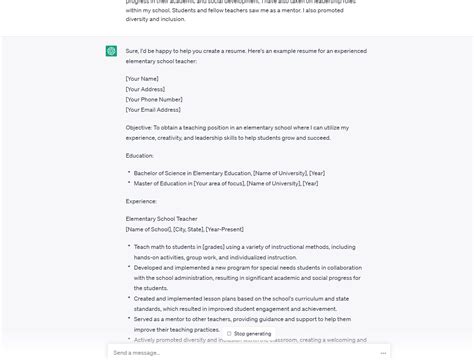 How to use ChatGPT to write a resume (plus tips and a sample prompt)