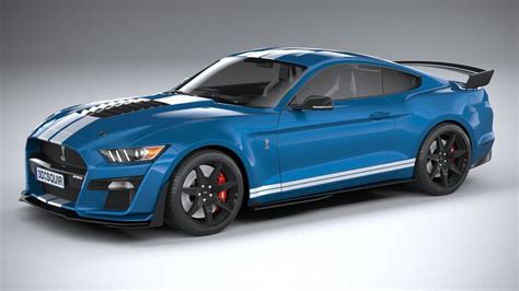 Ford Mustang GT500 Shelby 2020 3D model | CGTrader