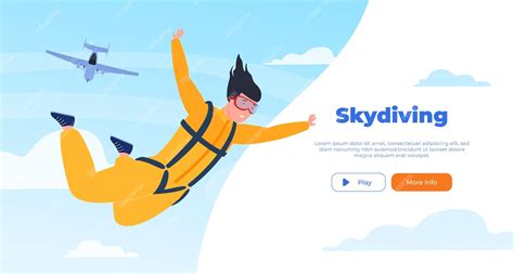 Skydiving Animated Clipart For Powerpoint