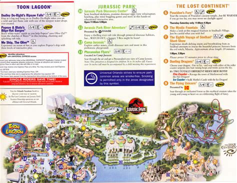 Islands Of Adventure Park Map | Zoning Map