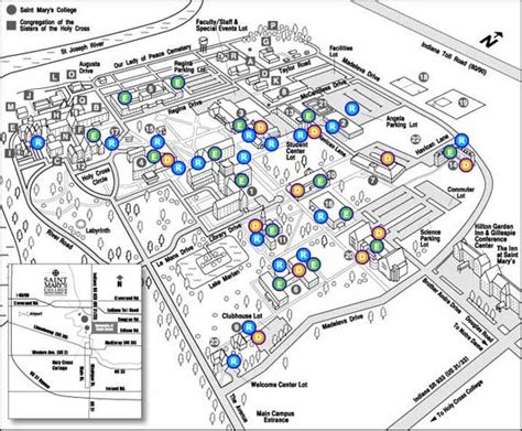 Univ Of Notre Dame Campus Map