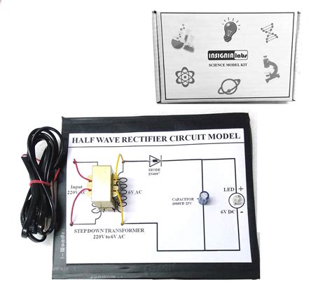 Buy INSIGNIA LABS - AC Half Wave Rectifier Circuit Control Model Kit ...