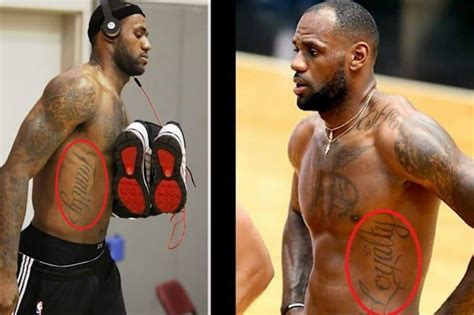 A Guide To 17 LeBron James Tattoos and What They Mean