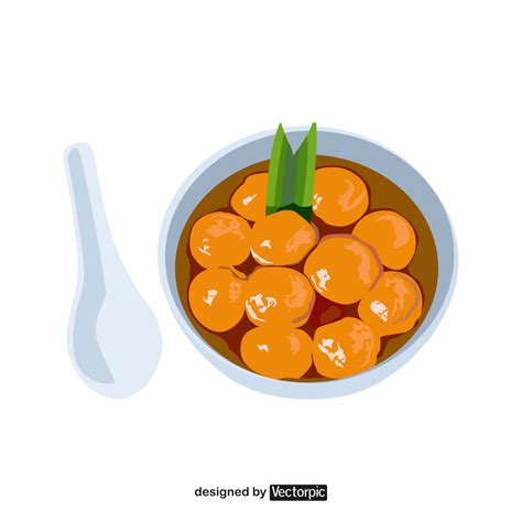 design a bowl of bubur candil free vector