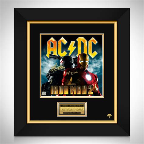 AC/DC Iron Man 2 Soundtrack Limited Signature Edition LP Cover Custom ...