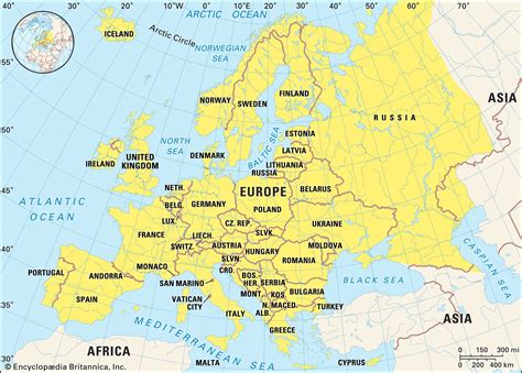 European countries by area | Description, Ranking, & Facts | Britannica