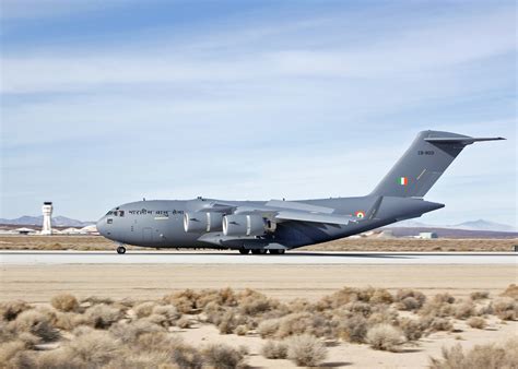 IAF's C-17 Globemaster III Flown To The U.S. Edwards Air Force Base For ...