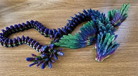 Flying Serpent Dragon Cinderwing3d - Etsy