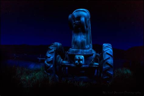 In "Cars" Mater and Lighting McQueen go tractor tipping as a reference ...