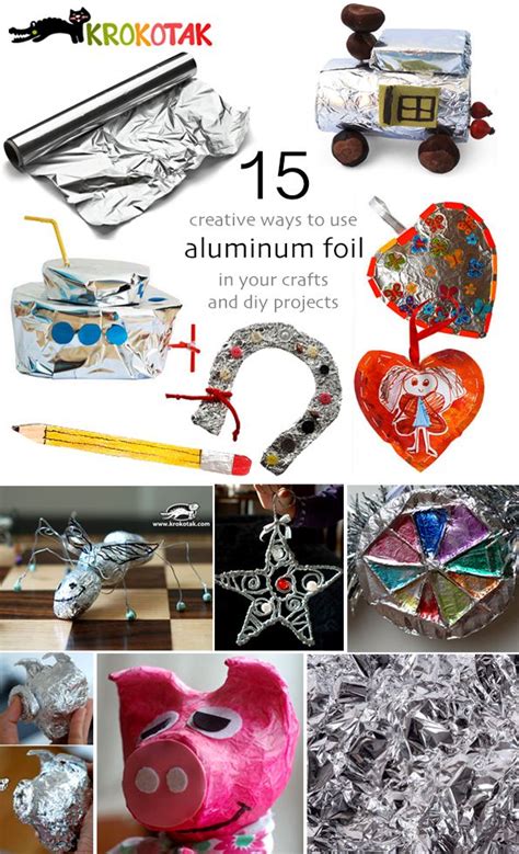 15 creative ways to use aluminum foil in your crafts and diy projects ...